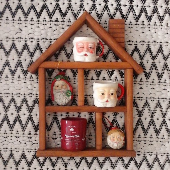Wooden Farm House Shelf